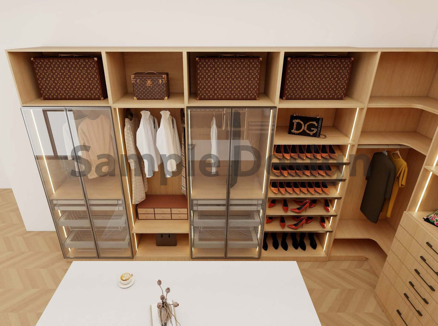 BSK30D Closet Slide Out Basket