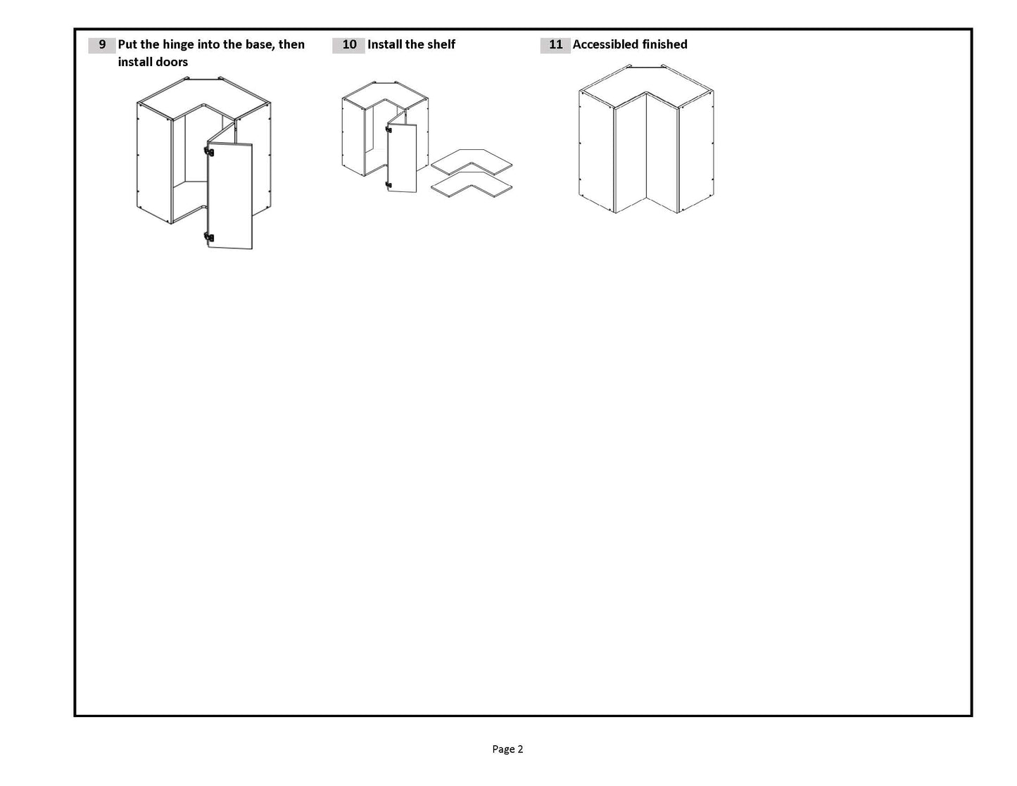 WER3012 Frameless European Style Wall Easy Reach Cabinet 30"Wx12"Hx12"D