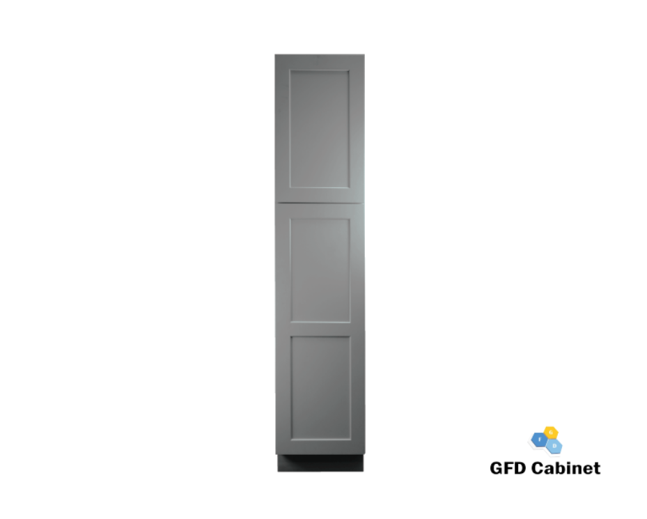 PC1896 Shaker Style Wall Pantry Cabinet 18"Wx96"Hx24"D