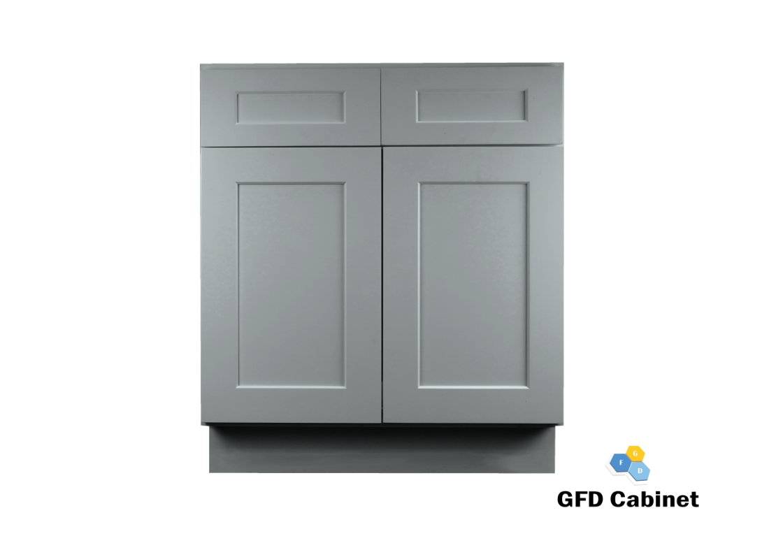 SB33 Shaker Style Sink Base Cabinet 33"Wx34-1/2"Hx24"D