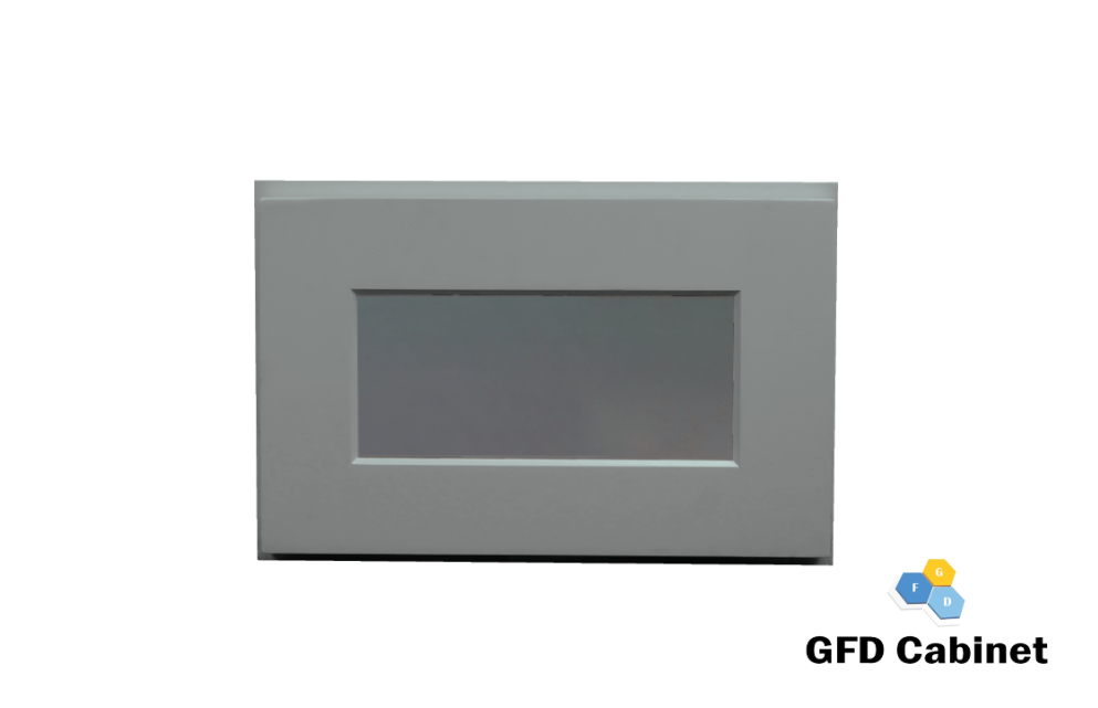 W1212GD Shaker Style Wall Cabinet With Glass Door 12"Wx12"Hx12"D