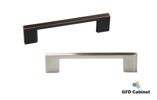 H-1165-128 5-1/16 in. (128 mm) Center-to-Center Cabinet Thin Square Pull Handle
