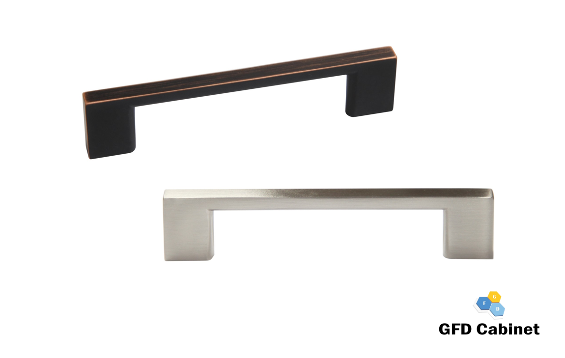H-1165-96 3-3/4 in. (96 mm) Center-to-Center Cabinet Thin Square Pull Handle