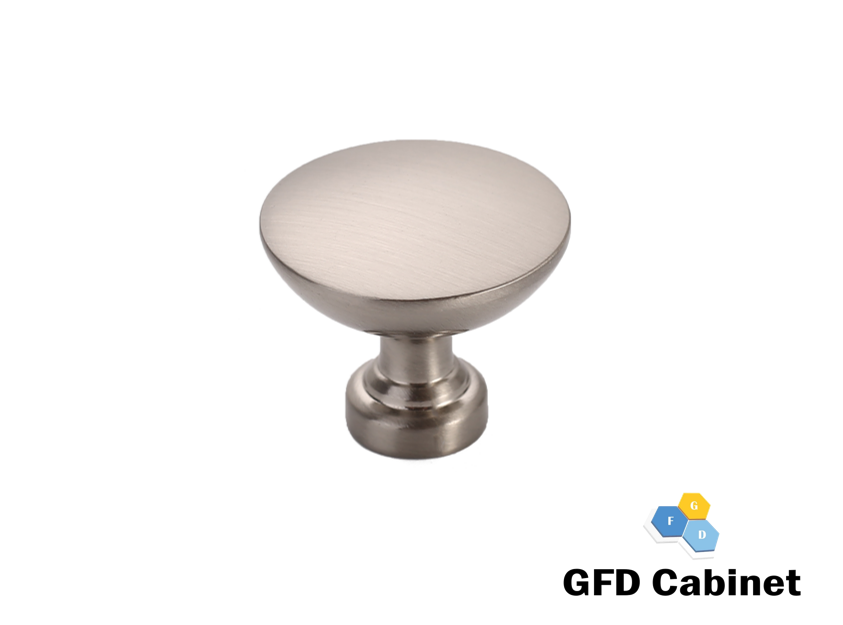 H-1890-K Mushroom Cabinet Knob Brushed Satin NIckel