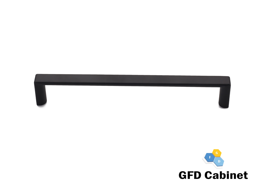 H-2042A-128 5-1/16 in. (128 mm) Center-to-Center Cabinet Stratford Square Pull Handle Matt Black