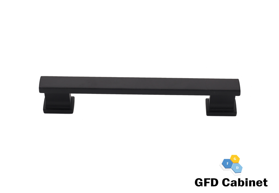 H-2891-128 5-1/16 in. (128 mm) Center-to-Center Cabinet Column Pull Handle Matt Black