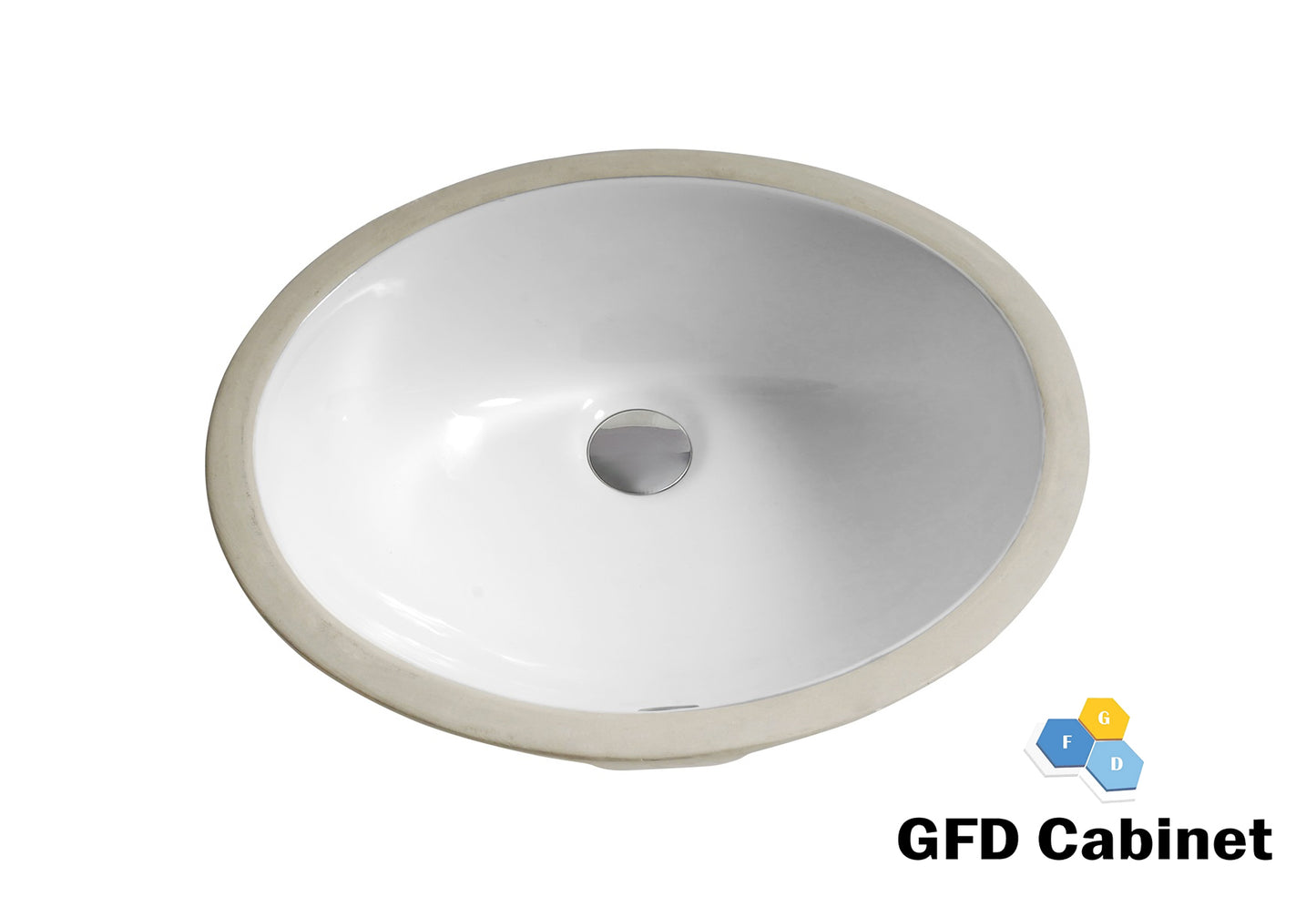 LU1714 White Ceramic Undermount Basin