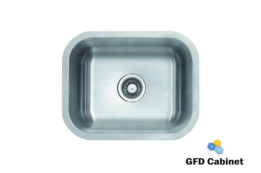 SM2318 18 Gauge (18G) Single Kitchen Sink