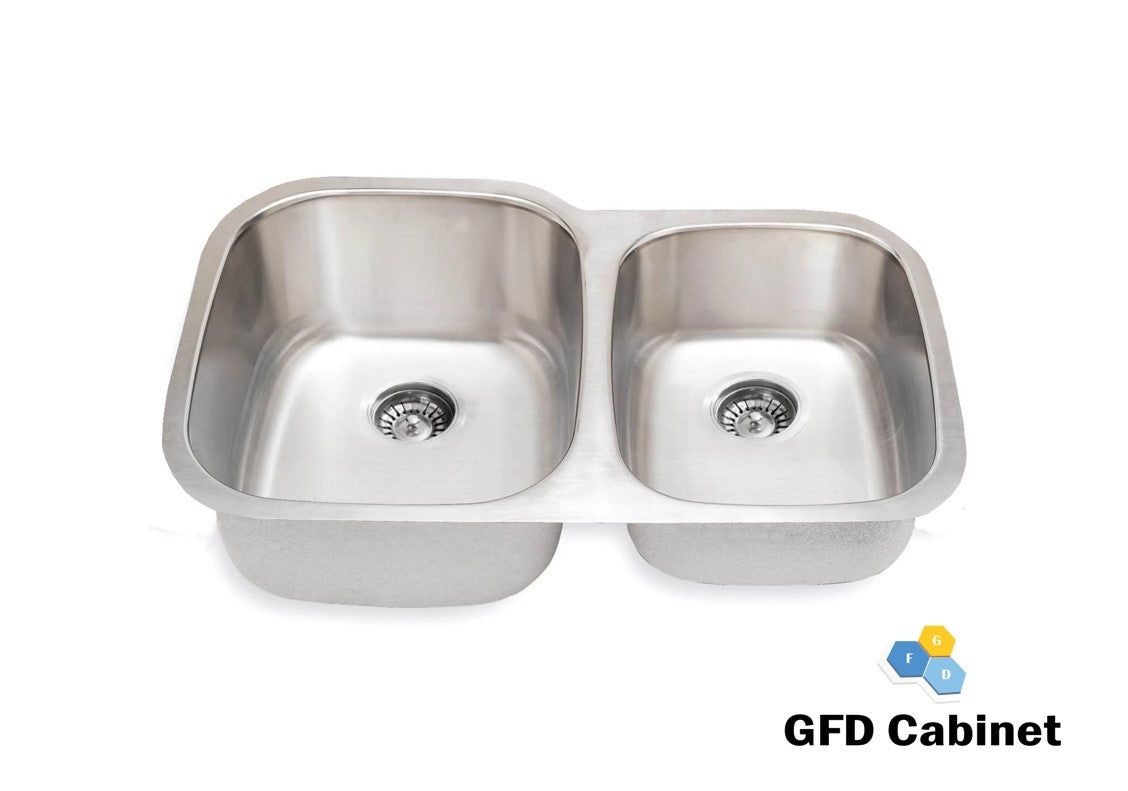 SM503R 18 Gauge (18G) Double Kitchen Sink