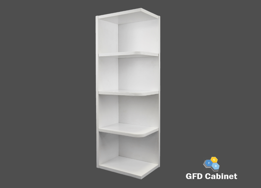 WES0930 Shaker Style Wall Cabinet Wall End Shelf 9"Wx30"Hx12"D