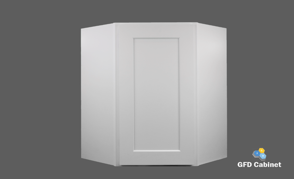 WDC2430 Shaker Style Wall Diagonal Corner Cabinet 24"Wx30"Hx12"D