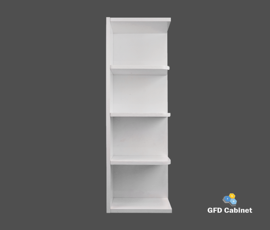 WES0942 Shaker Style Wall Cabinet Wall End Shelf 9"Wx42"Hx12"D