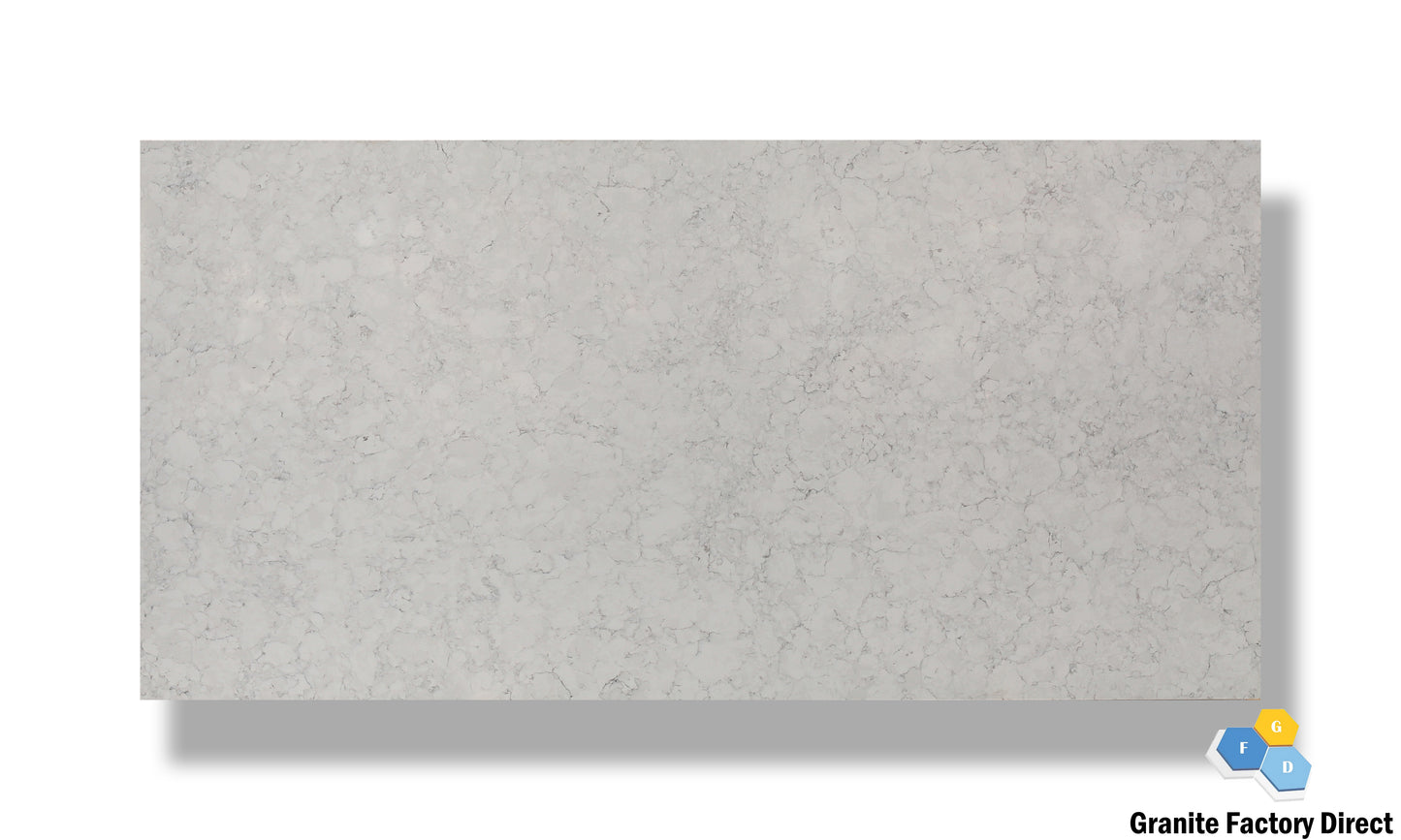 Alaska White Quartz GFD112 Countertop Prefab and Slab for sale