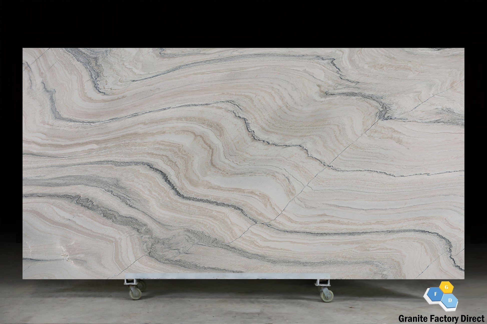 Aquarella Quartzite Countertop Prefab for sale