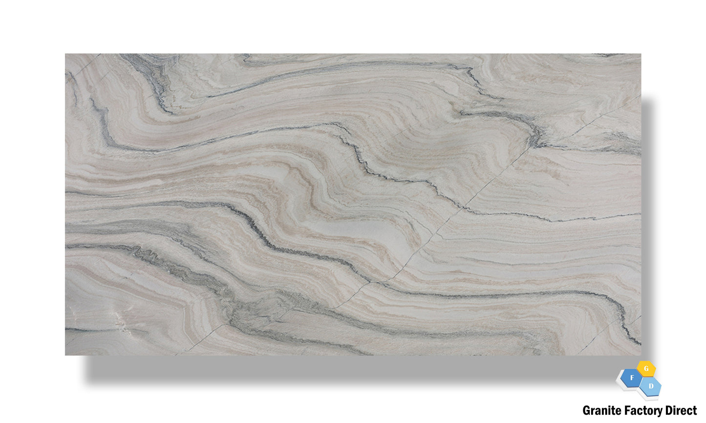 Aquarella Quartzite Countertop Prefab for sale