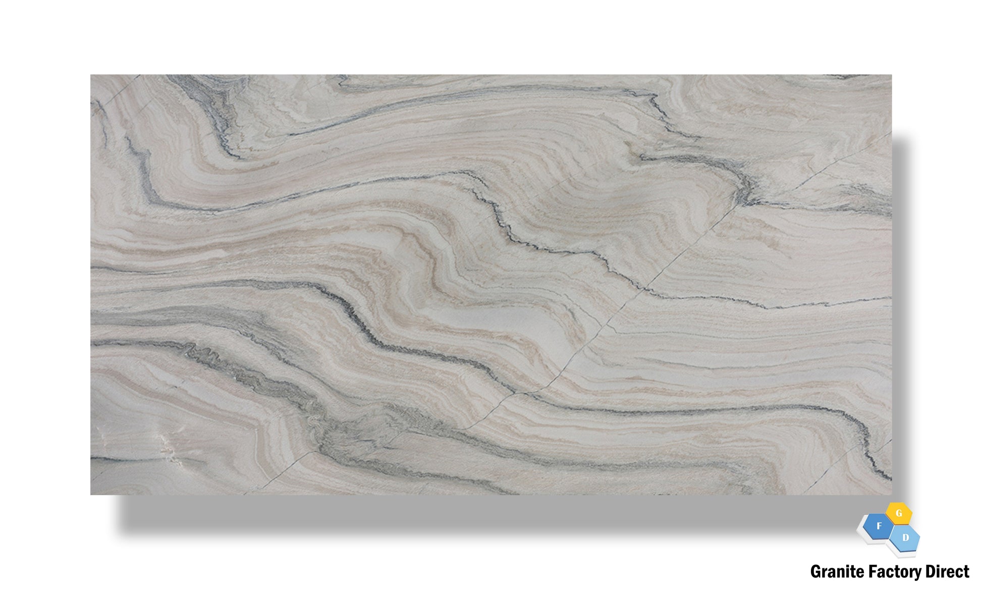 Aquarella Quartzite Countertop Prefab for sale