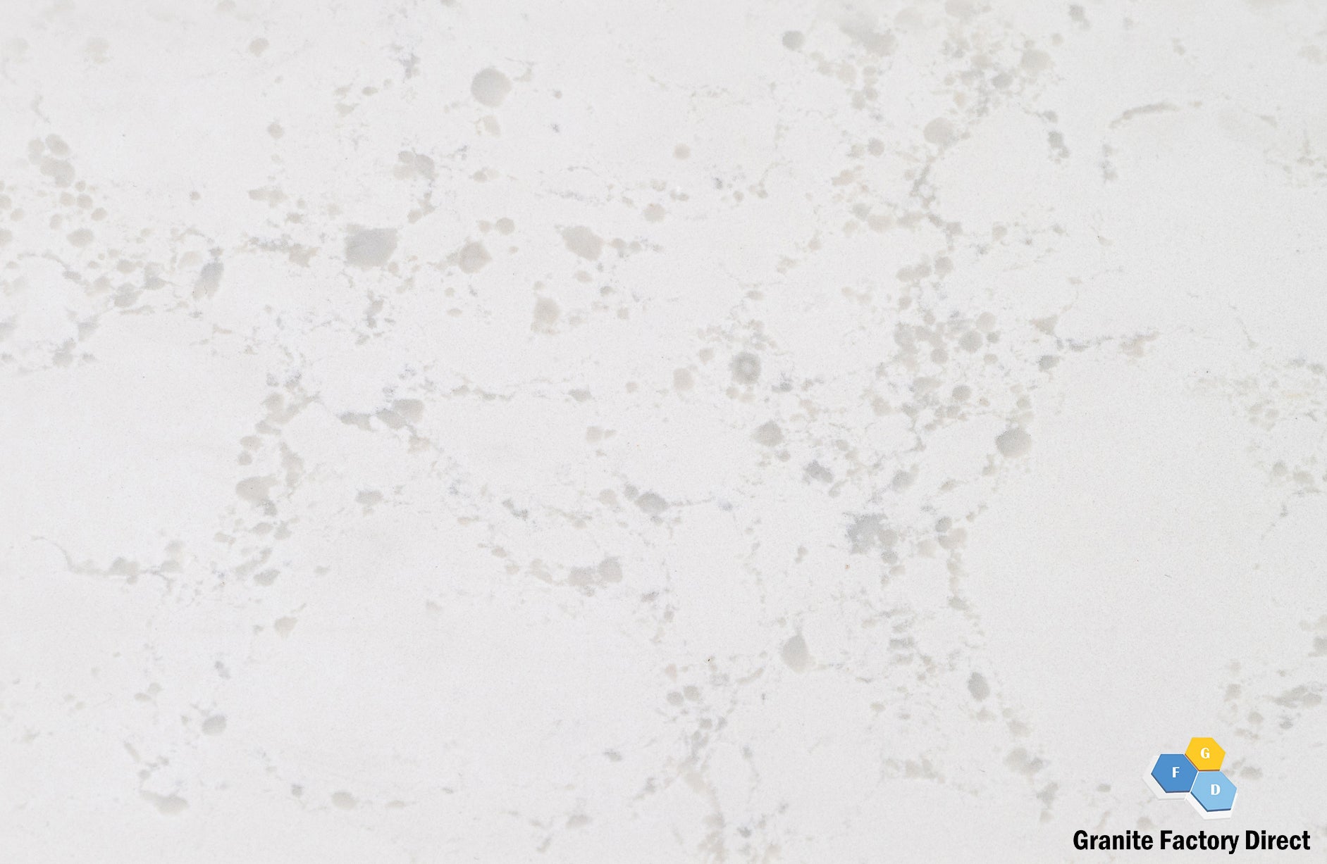 Arco White Quartz GFD917 Countertop Prefab for sale
