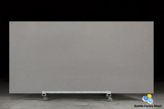 Crystal Grey Dark Quartz GFD807 Countertop Prefab and Slab for sale