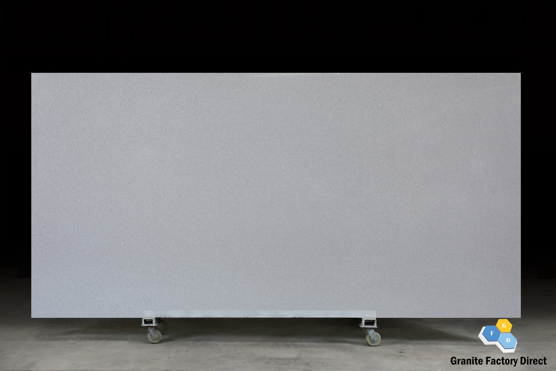 Crystal Grey Light Quartz GFD806 Countertop Prefab and Slab for sale