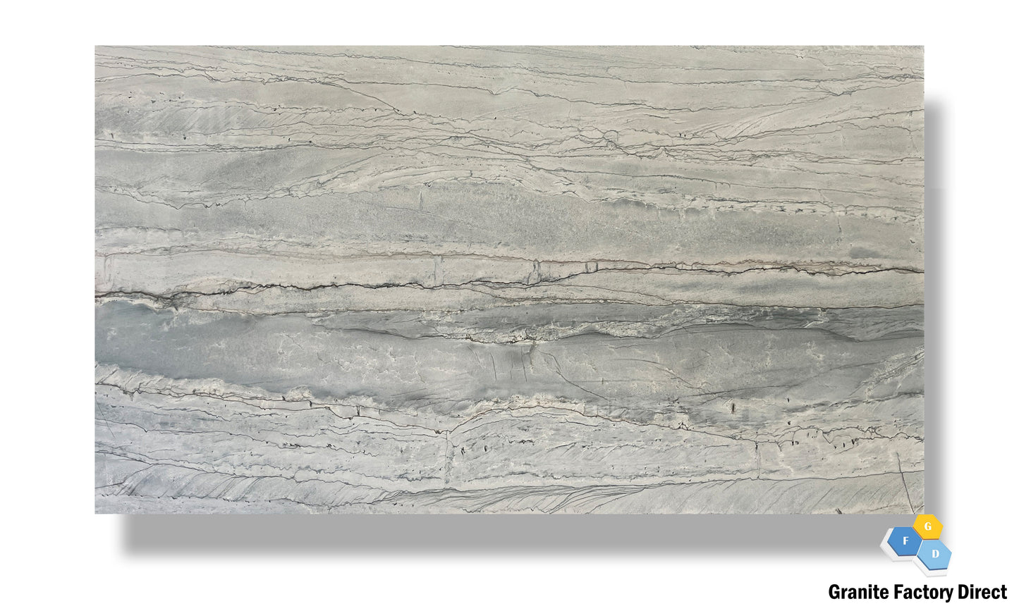 Moldavite Quartzite Countertop Prefab for sale