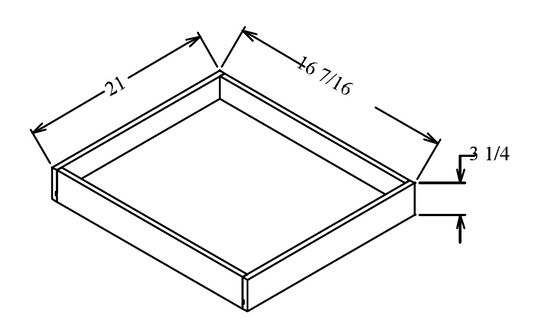 A-ROT21 Cabinet Roll Out Tray 21"