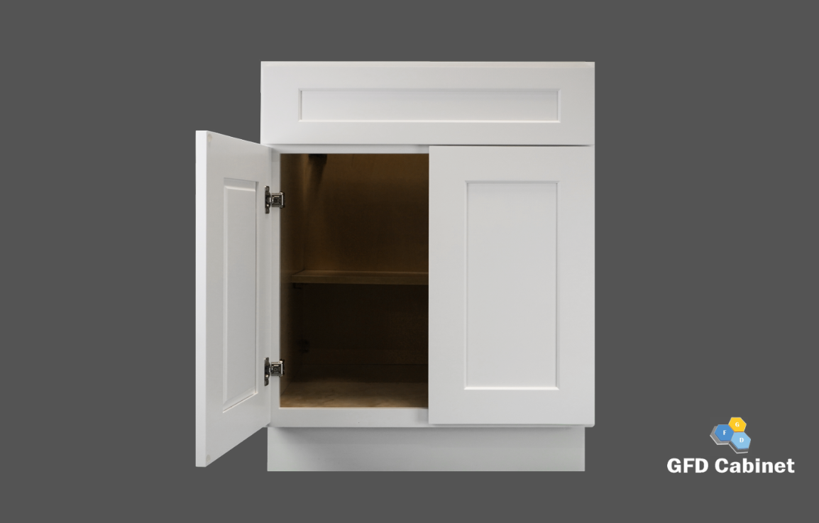 B27 Shaker Style Base Cabinet 27"Wx34-1/2"Hx24"D