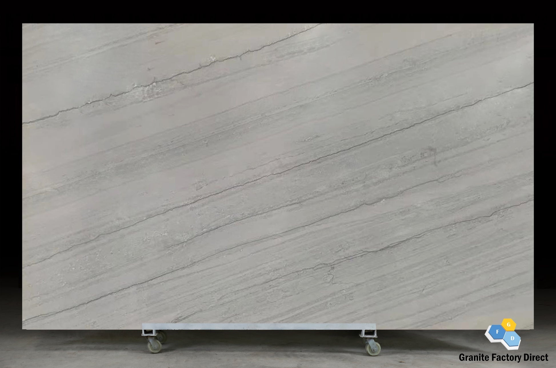 White Macaubas Quartzite Countertop Prefab for sale