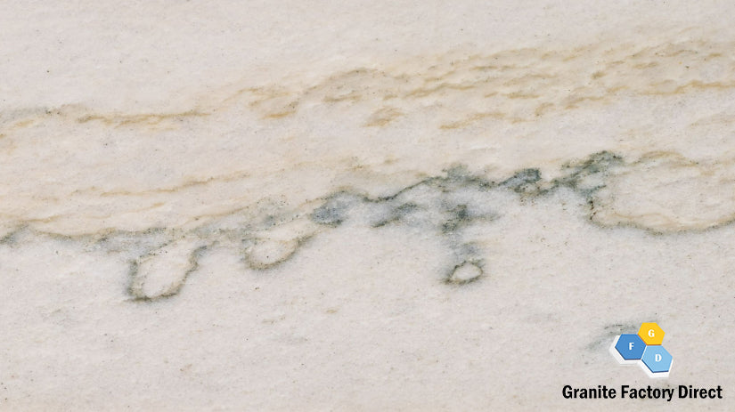 White Macaubas Quartzite Countertop Prefab for sale