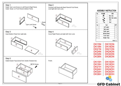 DK30DN Lower Closet Drawer