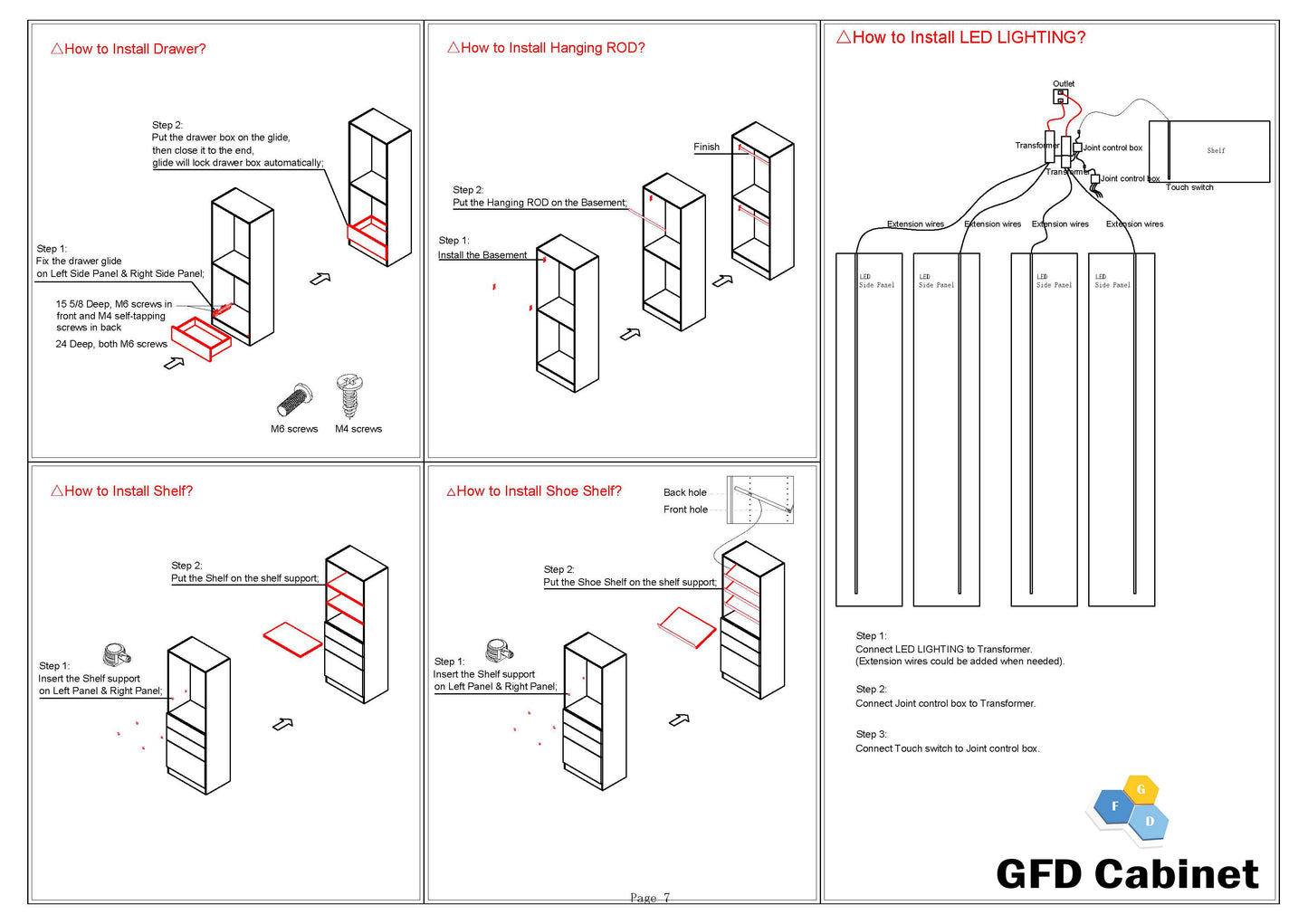 DK36DH High Closet Drawer
