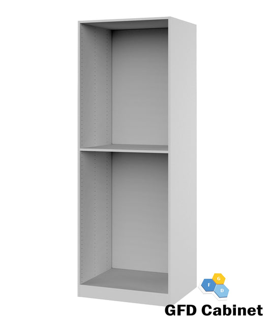 C1884D-LED Base Closet Elegant White Deep With LED 18"W x 24"D x 84"H