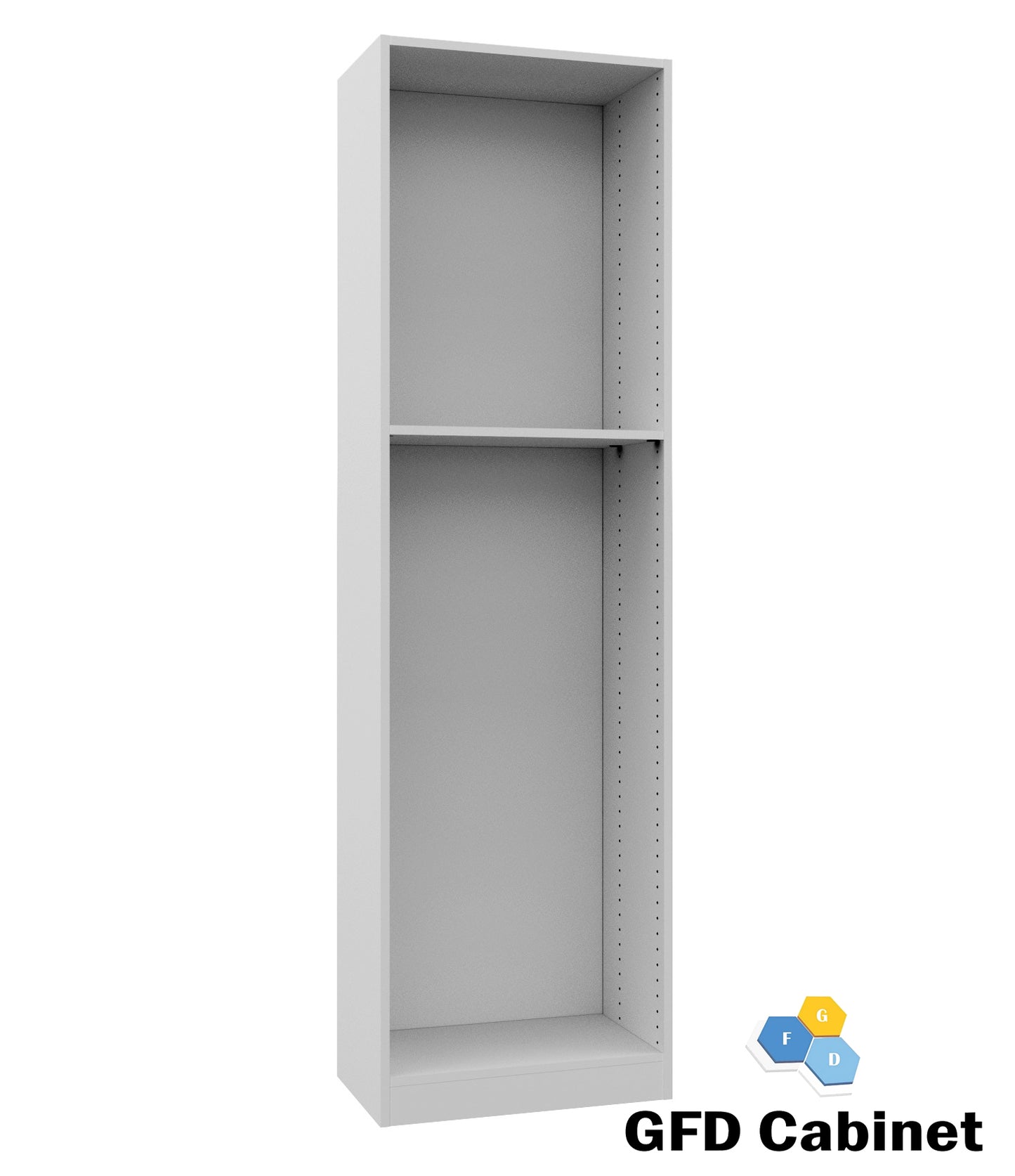 C3684-LED Base Closet Ash Oak With LED 36"W x 15 5/8"D x 84"H