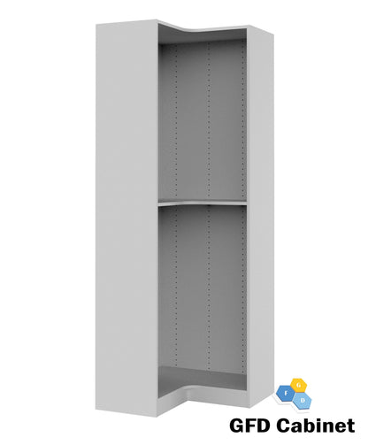 EW-ER3084-LED Elegant White Easy Reach Closet With LED 30"W x 15"D x 84"H