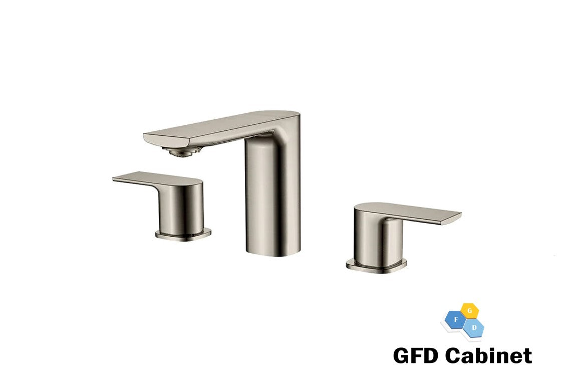 Products F-LF-N1L137400SP8 8" Two Handle Center Set Lavatory Faucet Brushed Nickel