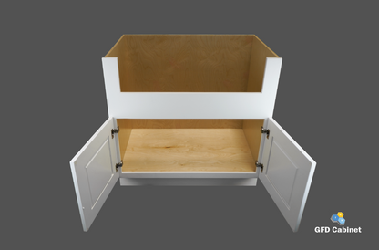 FSB36 Shaker Style Farm Sink Base Cabinet 36"Wx34-1/2"Hx24"D