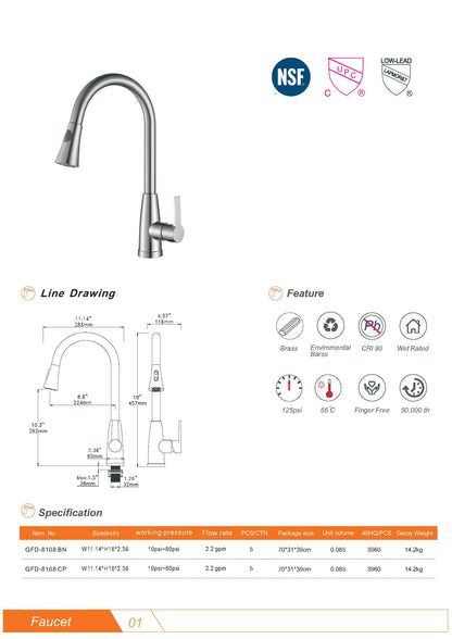 GFD8108 Kitchen Faucet