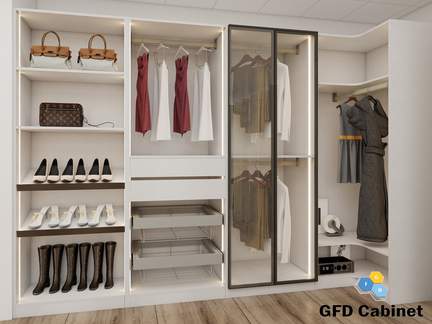 BSK36D Closet Slide Out Basket