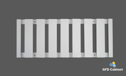 GH36 Shaker Style Wall Glass Rack Holder 34-1/2"Wx10-1/2"Hx2"D