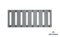 GH30 Shaker Style Wall Glass Rack Holder 28-1/2"Wx10-1/2"Hx2"D