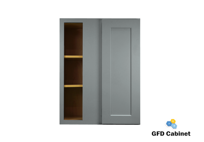 WBC2742 Shaker Style Wall Blind Corner Cabinet 27"Wx42"Hx12"D