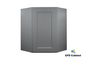 WDC2442 Shaker Style Wall Diagonal Corner Cabinet 24"Wx42"Hx12"D