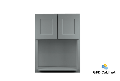 WMC2730 Shaker Style Wall Microwave Cabinet 27"Wx30"Hx12"D