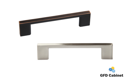 H-1165-128 5-1/16 in. (128 mm) Center-to-Center Cabinet Thin Square Pull Handle