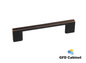 H-1165-160 6-5/16 in. (160 mm) Center-to-Center Cabinet Thin Square Pull Handle Brushed Oil Rubbed Bronze