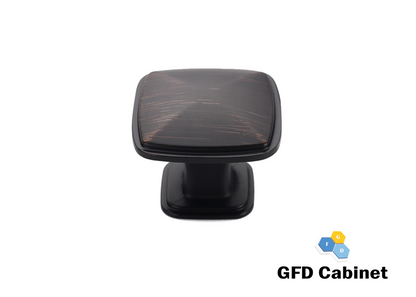 H-1888-K Classic Square Cabinet Knob Brushed Oil Rubbed Bronze