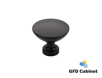 H-1890-K Mushroom Cabinet Knob Matt Black