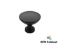 H-1890-K Mushroom Cabinet Knob Matt Black