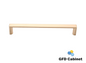 H-2042A-128 5-1/16 in. (128 mm) Center-to-Center Cabinet Stratford Square Pull Handle Brushed Brass