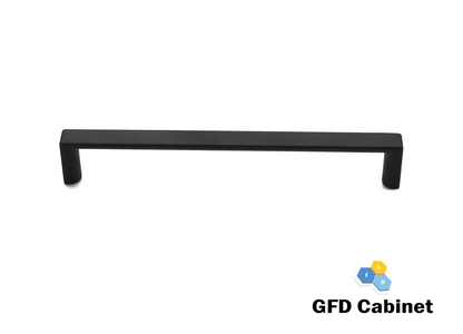 H-2042A-128 5-1/16 in. (128 mm) Center-to-Center Cabinet Stratford Square Pull Handle Matt Black