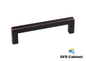 H-21162-160 6-5/16 in. (160 mm) Center-to-Center Cabinet Modern Square Bar Pull Handle Brushed Oil Rubbed Bronze